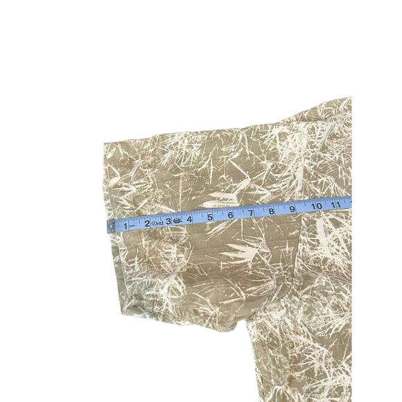 Pendleton Men's Shirt Tan Silk Beachy Resort Button Down Short Sleeve Size XL - Picture 7 of 8